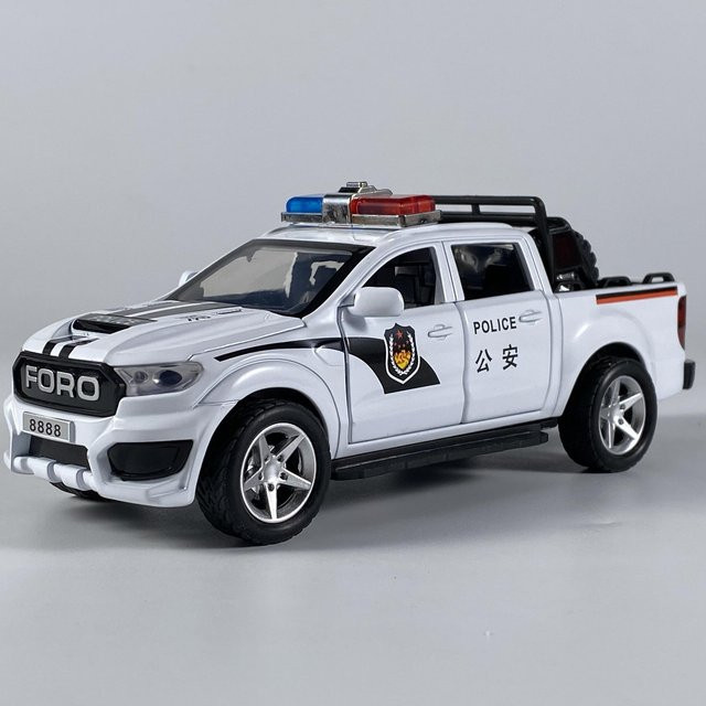 Linyi toy car Ford Ranger Raptor F350 Livery Edition Modellauto, 1:32, Metall, ab 18 Jahre - Bild 1