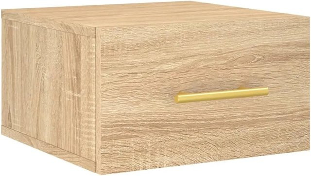 vidaXL Wand-Nachttisch in Sonoma-Eiche Braun für dein Schlafzimmer, B/T/H: 35 x 35 x 20 cm - Bild 1