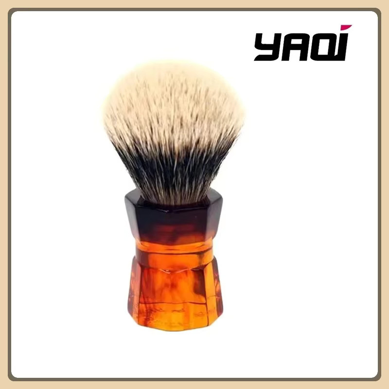 Yaqi Moka Express Two Band Rasierpinsel, Dachshaar, 26mm, Herren - Bild 2