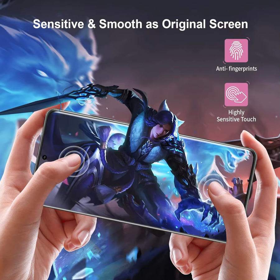 Samsung Galaxy S21 Ultra Displayschutzfolie aus gehärtetem Glas, transparent, 1/4 Stück - Bild 5