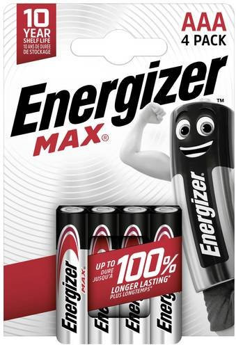 Energizer Max AAA Micro Alkaline Batterien 4er Pack - Bild 1