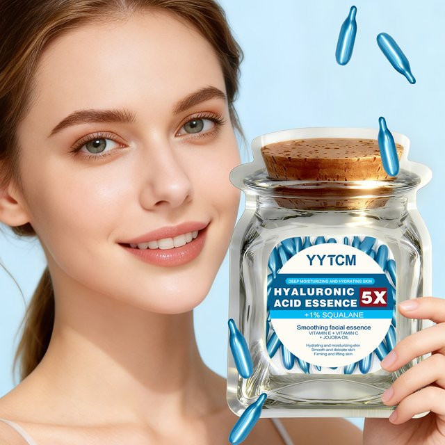 Hyaluronsäure Feuchtigkeitskapsel-Essenz Serum, Unisex - Bild 1