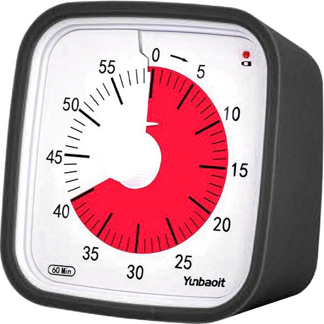 Kkmoon Manueller visueller Timer-Wecker für Schüler in Schwarz - Bild 1