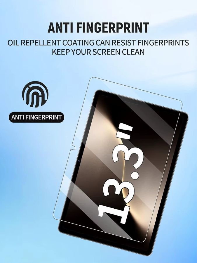 Gehärtete Glas Displayschutzfolie für Huawei Honor MagicPad 2 12,3 Zoll und MagicPad 3 13,3 Zoll, transparent, blasenfrei - Bild 3