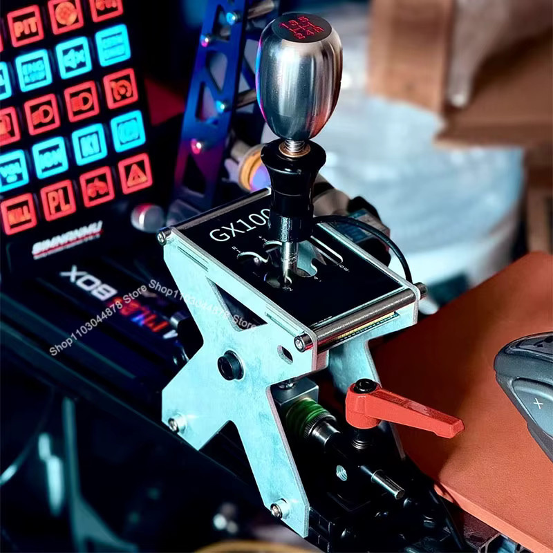ZCGM Simracing Dual-Mode Shifter USB H-Schaltung und Sequentielle Gabel in Silber für PC, kompatibel mit Fanatec, Thrustmaster, Logitech, Moza und Simagic - Bild 5