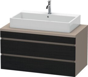 Duravit Waschtischunterschrank DuraStyle in Weiß Matt mit 2 Schubladen, Breite: 100 cm, Tiefe: 54,8 cm, Höhe: 51,2 cm - Bild 1