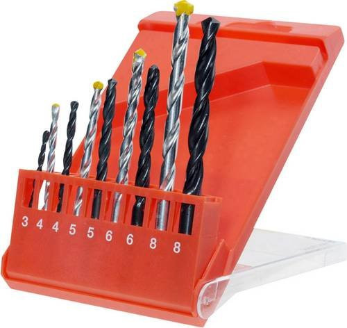 kwb Kombi Spiralbohrer Set HSS-HM 9-teilig in Kassette - Bild 1