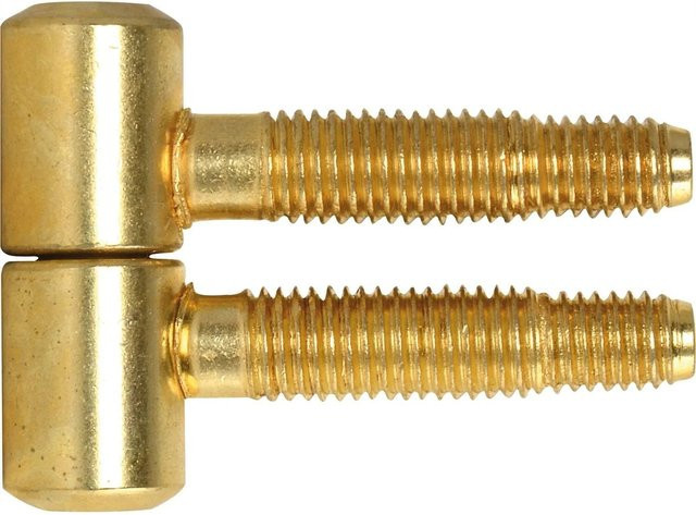 SFS Einbohrband 3-fach mit Zylinderkopf aus Stahl in Messingoptik, Durchmesser: 13 mm - Bild 1