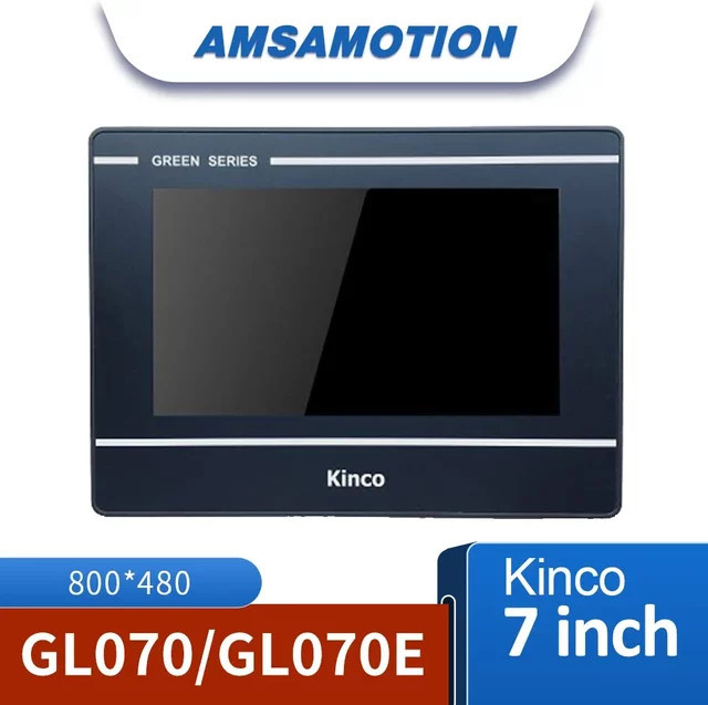 Kinco GL070 GL070E HMI Touchscreen 7 Zoll in Schwarz mit Ethernet/LAN, RS232, RS422 und RS485 Schnittstellen als Ersatz für MT4434TE und MT4434T Controller - Bild 1