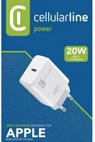 Cellularline USB-C Schnellladegerät 20W Weiß - Bild 2