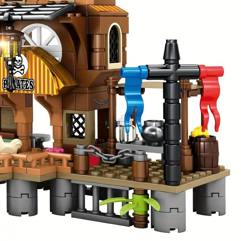 Yiran toy Mittelalterliche Pirateninsel Schloss Konstruktionsbausteine ab 6 Jahren - Bild 2