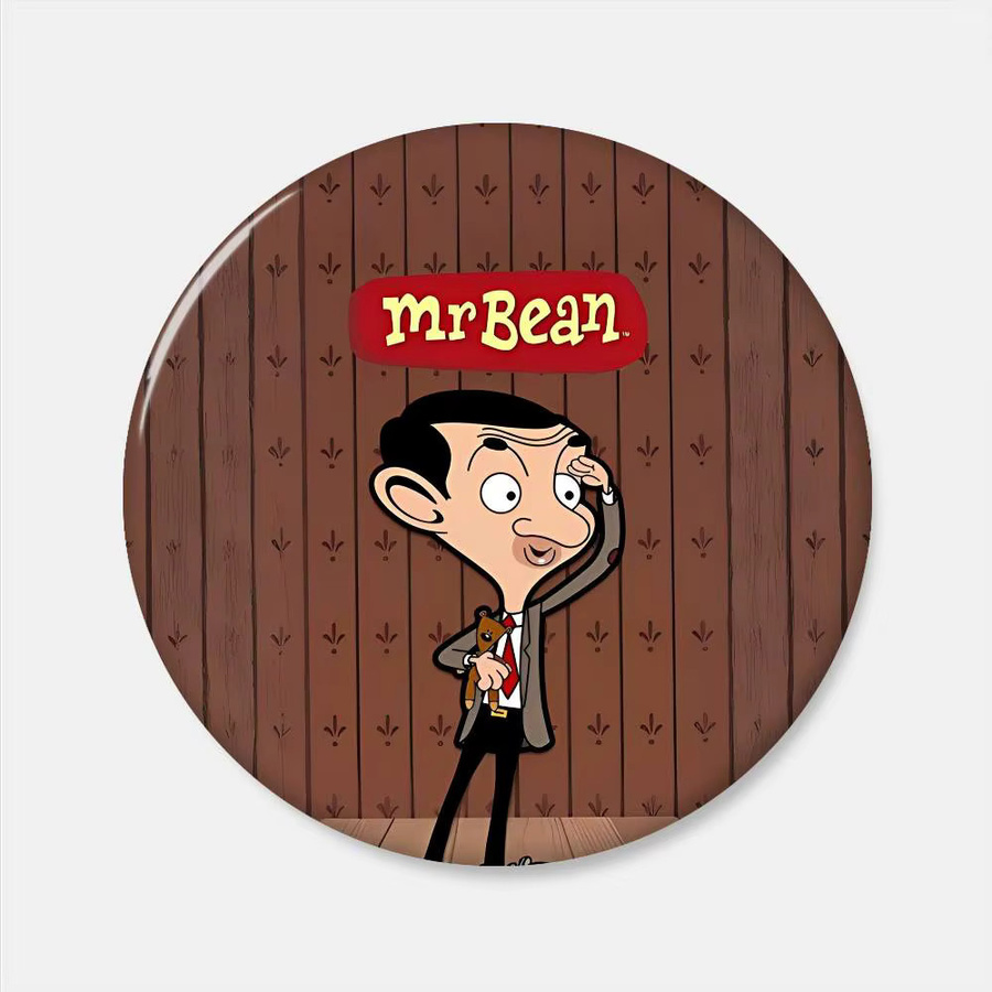 Kayou Brosche Cartoon Animation Mr Bean, Bunt, Unisex - Bild 5