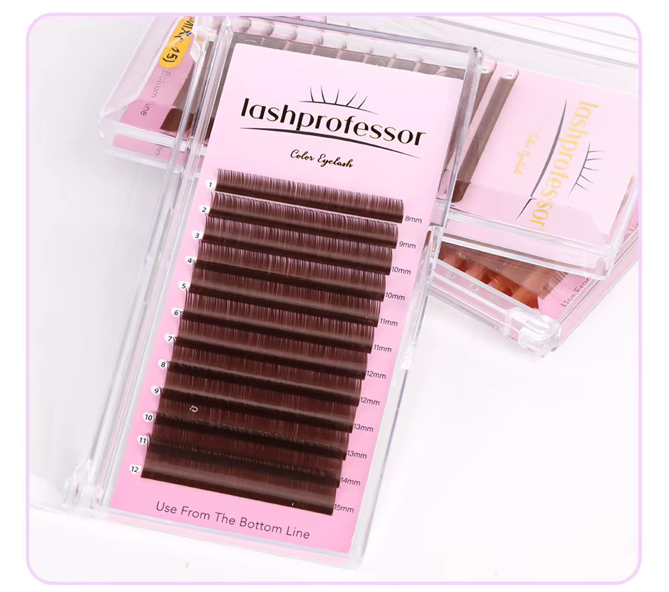 Lashprofessor Fächer-Volumen-Wimpern, Kaschmir-Kakao, Unisex - Bild 5