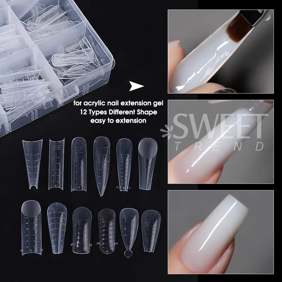 SWEET TREND Nagelformen, 288 Stück, 12 Arten, 12 Größen, Maniküre-Zubehör - Bild 2