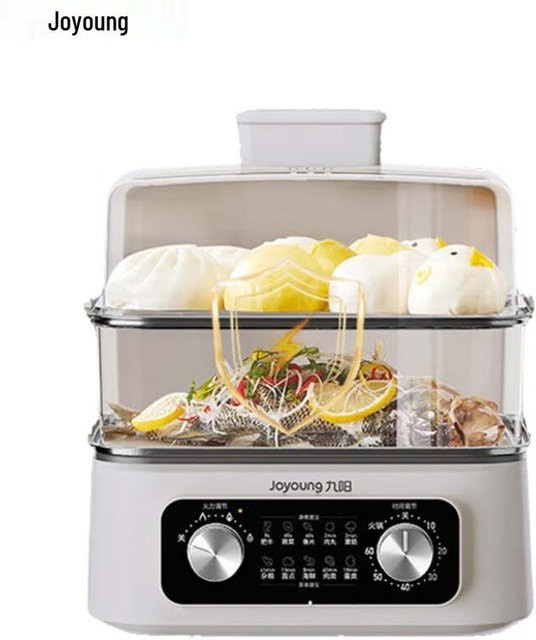 Joyoung GZ616 Multifunktionaler Elektrischer Dampfgarer mit Timer, 16 l, beige - Bild 1