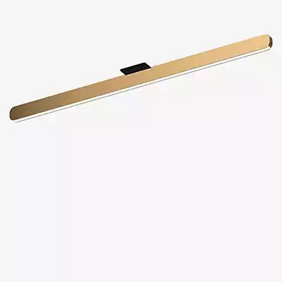 Occhio Mito Alto 100 Up Narrow LED Deckenleuchte mit Kopf in Bronze und Abdeckung in Schwarz Matt - Bild 1