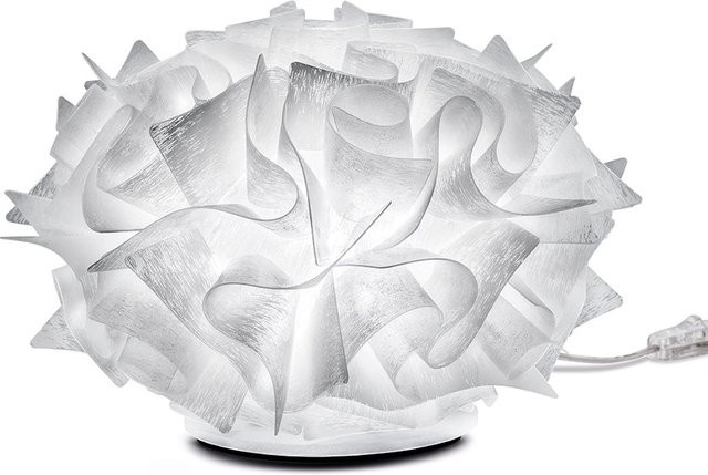 Slamp Veli Couture Tischleuchte in Weiß mit LED-Filament und Opalflex Kunststoff - Bild 1