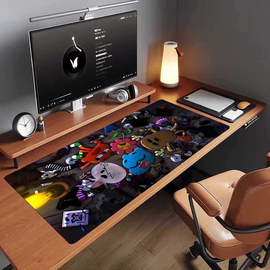 Cartoon W-World Of G-Gumballs Mauspad rutschfeste Schreibtischunterlage aus Gummi in Multicolour für PC und Laptop - Bild 5