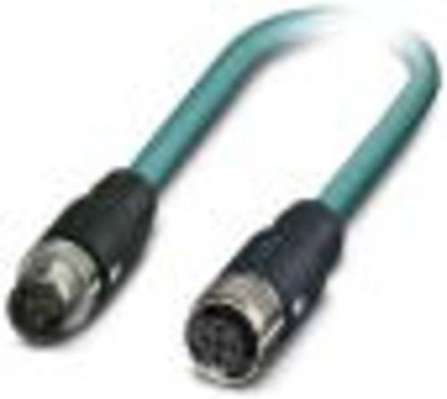 Phoenix Contact 1407402 Sensor-Aktor-Anschlussleitung Cat5e Ethernet/LAN in Blau und Grün mit 4 Polen und 5,00 m Länge - Bild 1