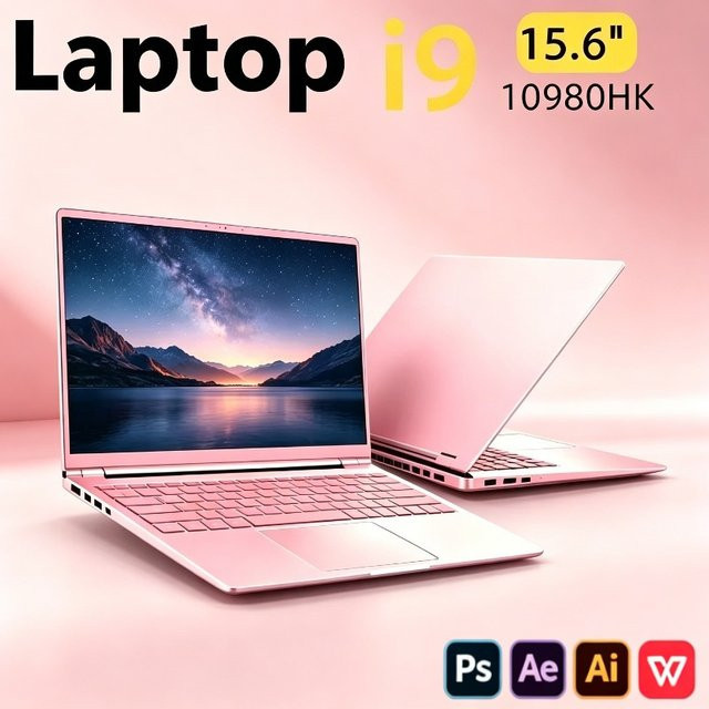 Intel Core i9 10980HK High-Performance Laptop mit Windows 11 Pro, 15,6 Zoll Display, 2 TB SSD und 32 GB RAM - Bild 1