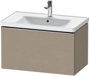 Duravit Waschtischunterschrank D-Neo beige matt, wandhängend, B: 78,4 cm, T: 45,2 cm, H: 44,0 cm - Bild 1