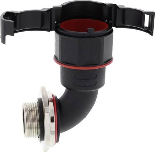 Wiska Verschraubung EMBF90-36-50-BK Schwarz M50 x 1.5 90 Grad aus Kunststoff 10 Stück - Bild 1