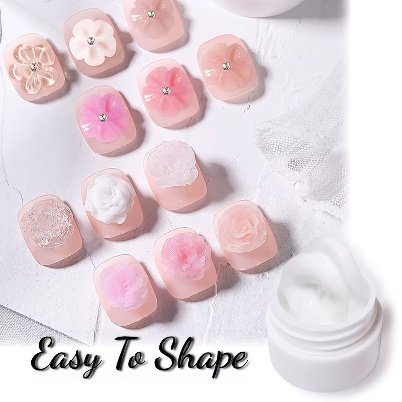 LILYCUTE Nagelgel, Milchig Klares, Glänzend, 2 Stück - Bild 1