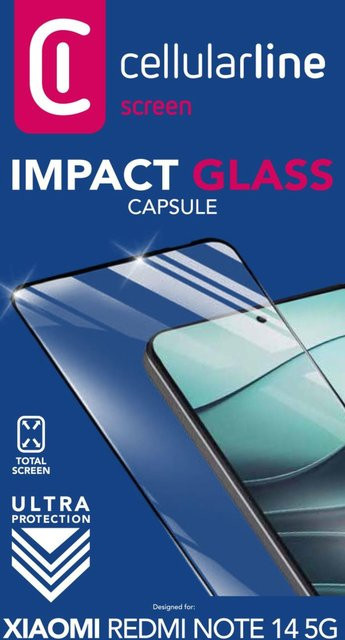 Impact Glass Capsule Schutzhülle für Xiaomi Redmi Note 14 5G in Transparent - Bild 1