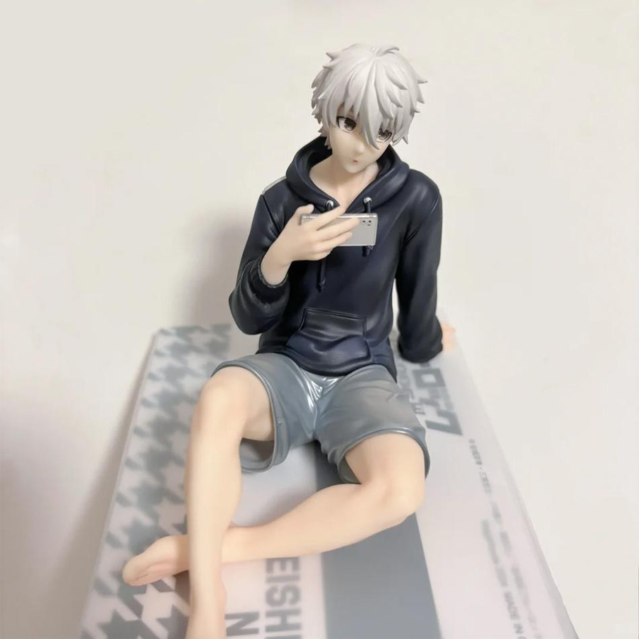 Fashnics Blue Lock Nagi Seishiro Anime Figur Fußballmodell Statue Weiß - Bild 2