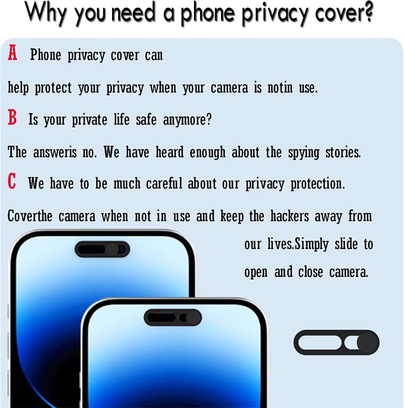 2 Stück Webcam-Abdeckung Privacy Protector für iPhone 17 Air 16 15 Pro Max Plus in Schwarz und Silber - Bild 6