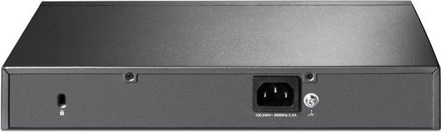 TP-Link TL-SX1008 V1 Gigabit Ethernet Switch in Schwarz für Desktop oder Rack-Montage - Bild 1