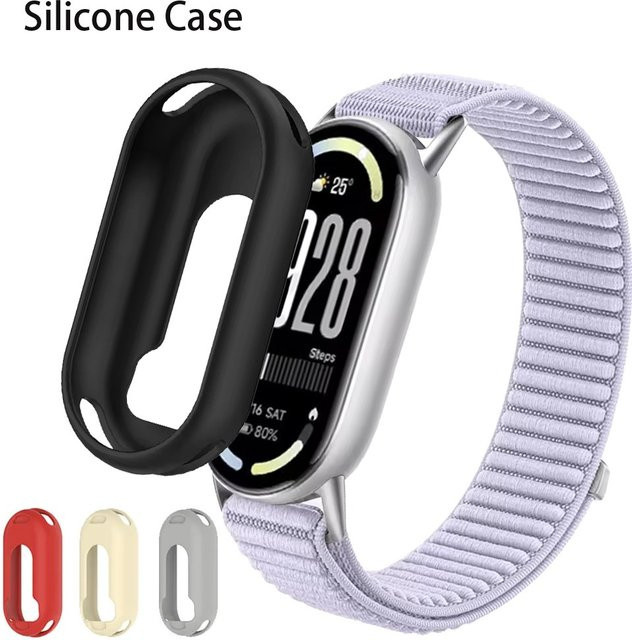 Xiaomi Silikonhülle, Schwarz, Mi Band 10/9/8 - Bild 1