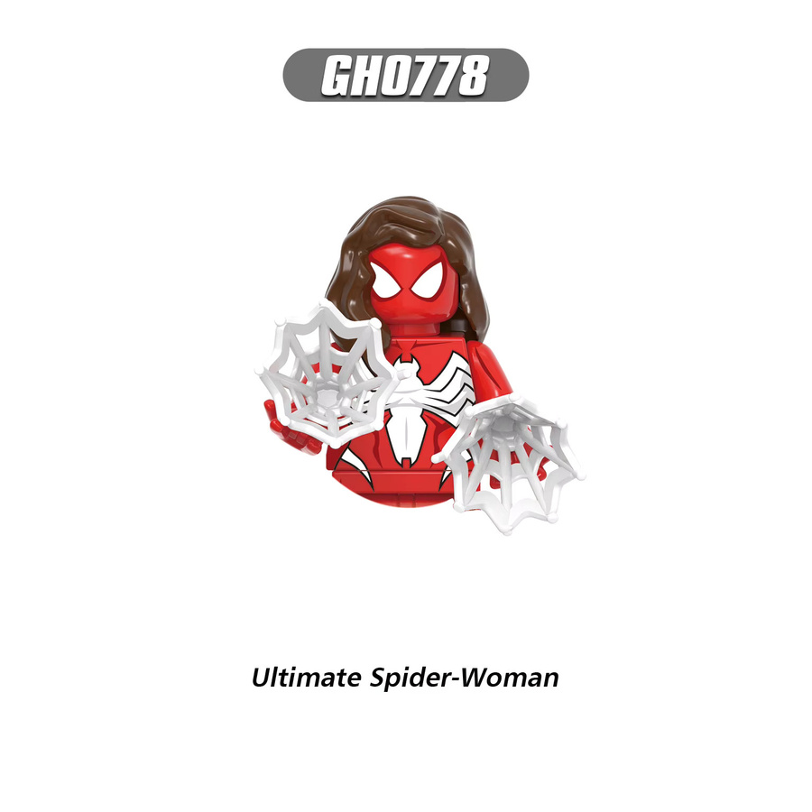 Marvel Spider-Man Spider-Woman Venom Wolverine Deadpool Doctor Strange, Bausteine Mini-Blockspielzeug - Bild 2