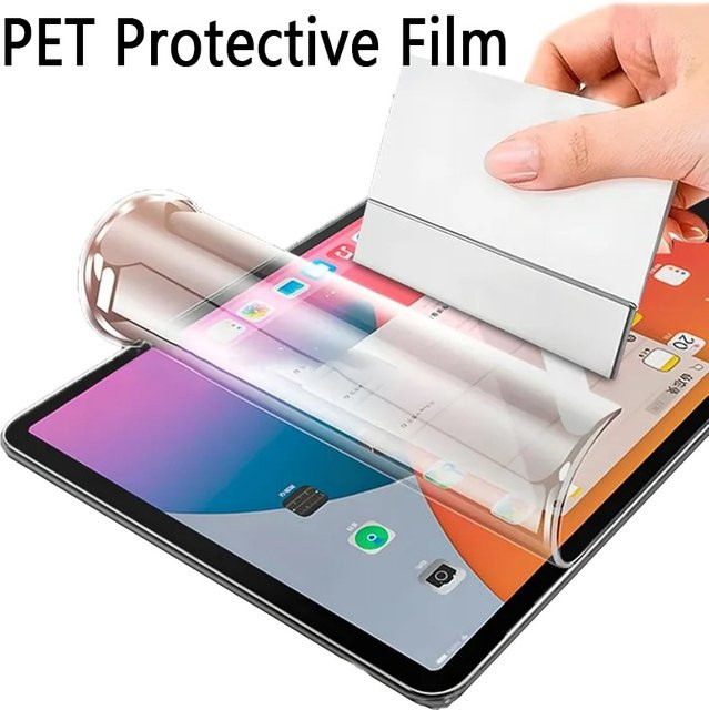 Transparente PET-Displayschutzfolie für Apple iPad und iPad Pro, 1 Stück - Bild 1