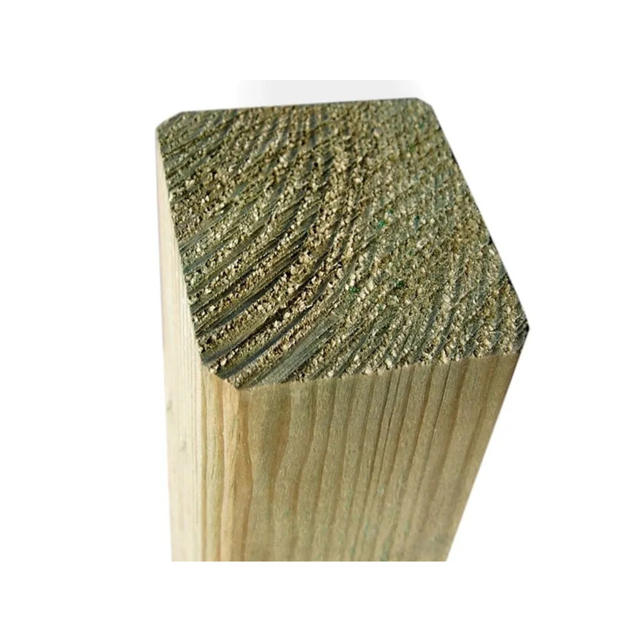 Woodtex Kiefernpfosten quadratisch gehobelt braun Höhe: 200 cm, Breite: 9 cm, Tiefe: 9 cm - Bild 2