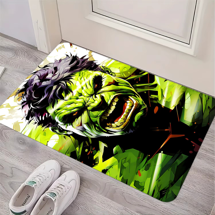 Beast Kingdom Bodenmatte Marvel The Incredible Hulk, grün/mehrfarbig, B/T: 60 x 60 cm, Höhe: 1 cm - Bild 3