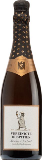 Vereinigte Hospitien Riesling Sekt, Brut Nature, Mosel, 2021, 0,75 l - Bild 1