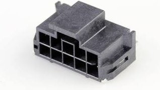 Molex Einbau-Stiftleiste Standard 1054051110 Schwarz aus Kunststoff 250 Stück im Tray - Bild 1