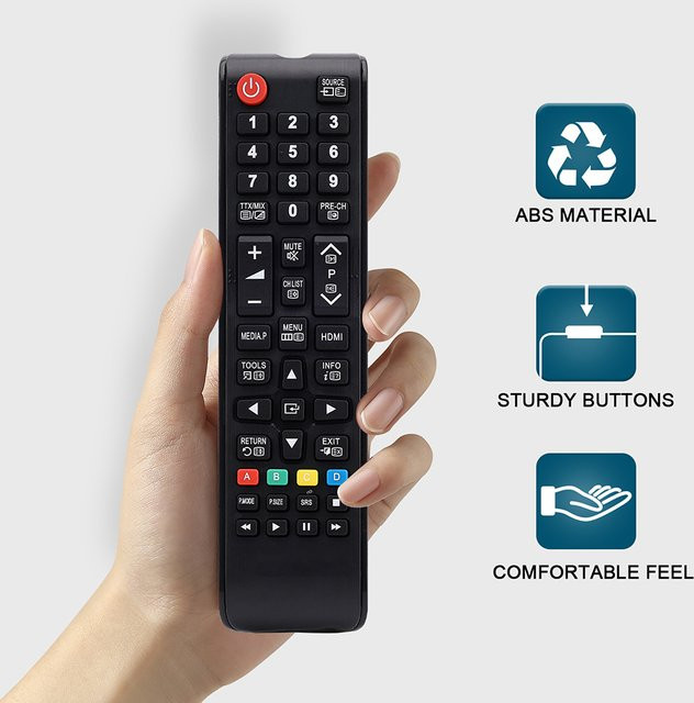 Samsung Universalfernbedienung für LCD LED Smart TV in Schwarz - Bild 1