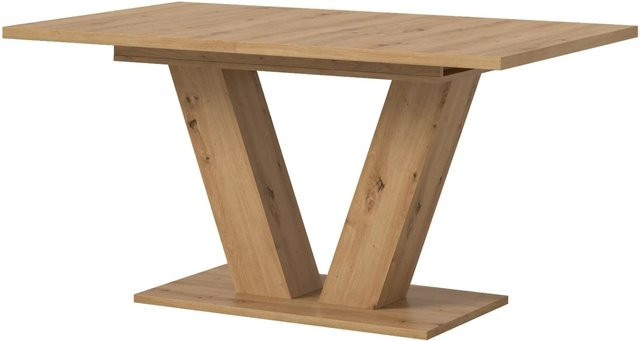 Inn.Furn Esstisch ausziehbar in Eiche, modern und rechteckig, B/T/H: 150 x 90 x 76 cm (ausziehbar auf 190 cm) - Bild 1
