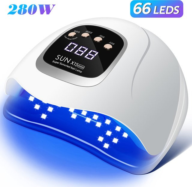 DianaBeauty UV LED Nagellampe, 66 LEDs, mit Timer und Auto Sensor - Bild 1