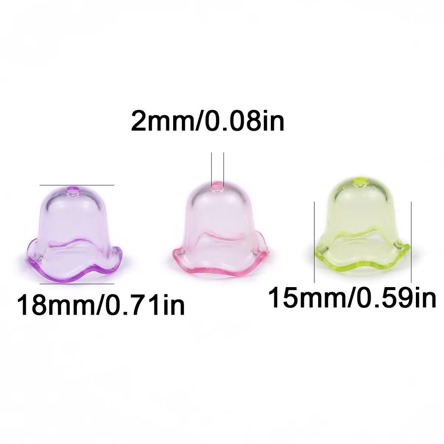 wlyees Charms, Quallen Perlen, Bunt, Unisex - Bild 2