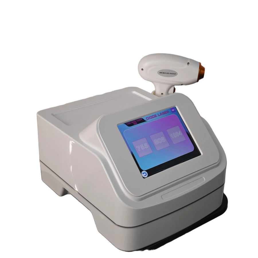dubniy Diodenlaser-Haarentfernungsgerät mit Ice-Platinum-Kühlung, Unisex, weiß - Bild 4