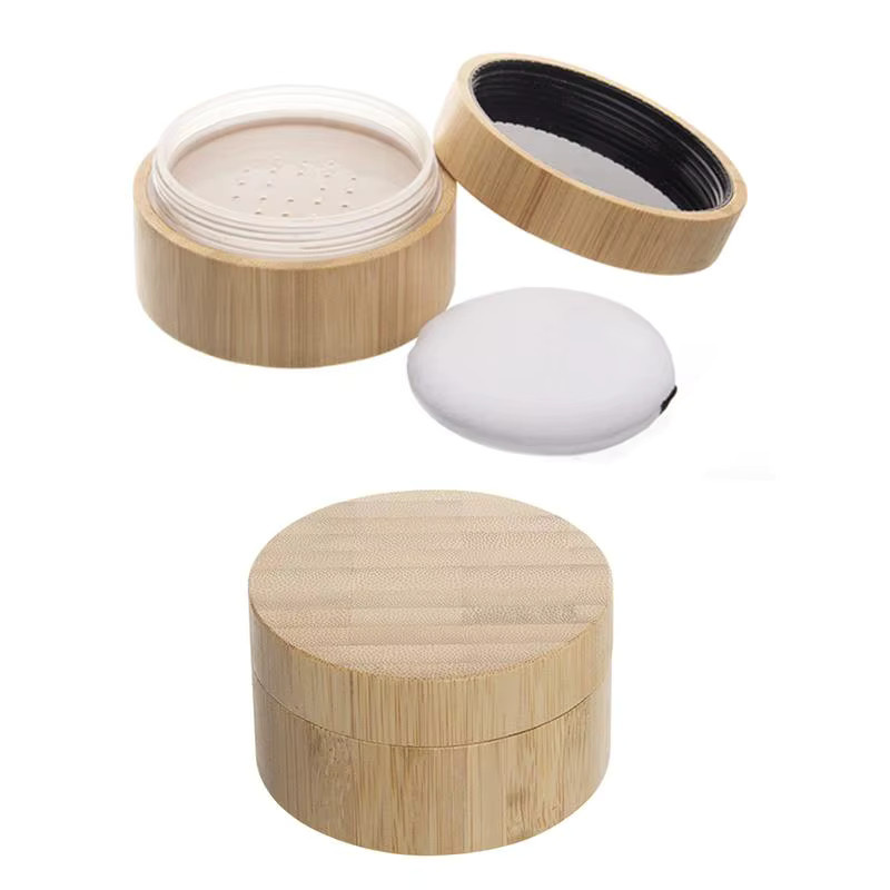 JCSYFAC Lose Puder Box mit Puff, 30 ml, Unisex - Bild 5