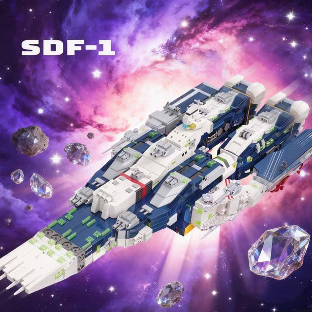 doinbby Macross Raumschiff SDF-1 Macross Bausteine, 4682 Teile - Bild 1