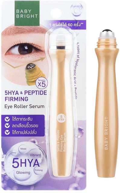 BABY BRIGHT 5HYA Augenroller Serum, 15 ml, Hyaluronsäure, Peptide - Bild 1