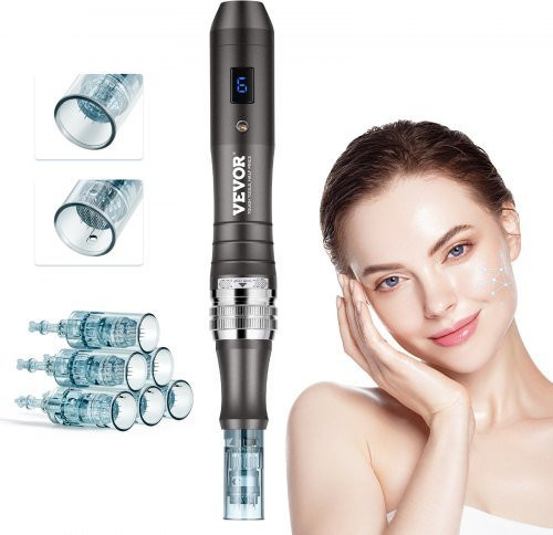 VEVOR Microneedling Pen, elektrisches Dermapen mit LCD Display, Unisex - Bild 1