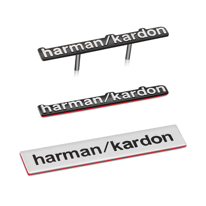 Harman/Kardon 3D Aluminium Auto Audio Emblem Aufkleber für verschiedene Fahrzeugmarken - Bild 2