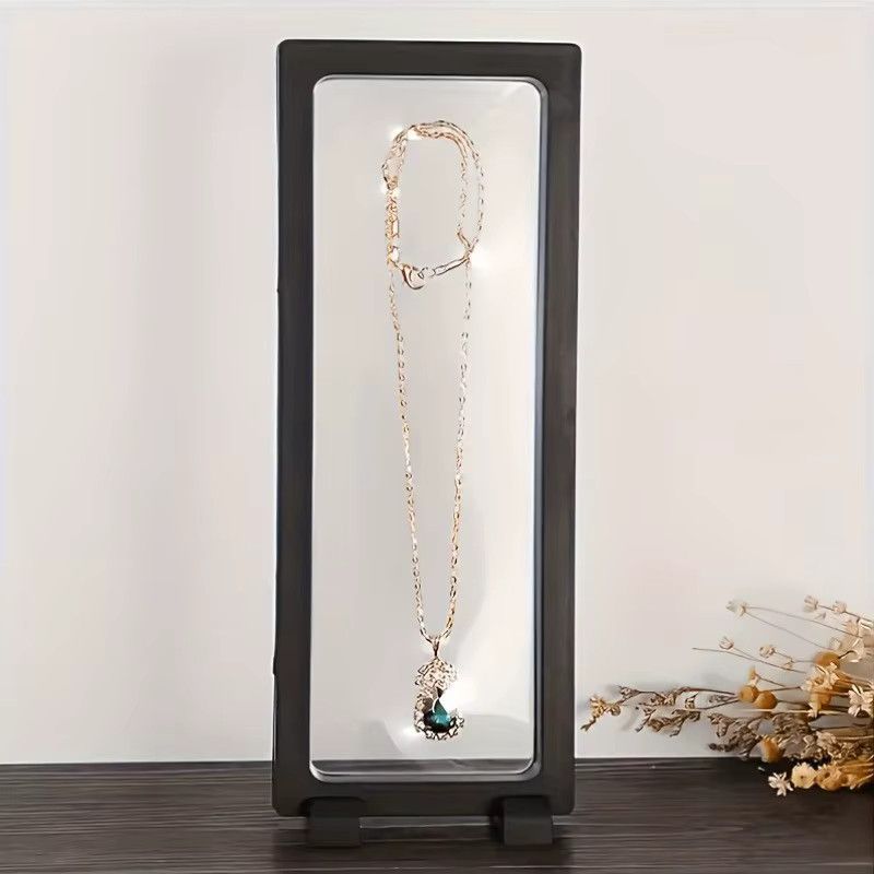 10er Set Lesaiyarr Schwimmende Display Boxen Transparent für Schmuck, Halsketten und Uhren, Rechteckig - Bild 1
