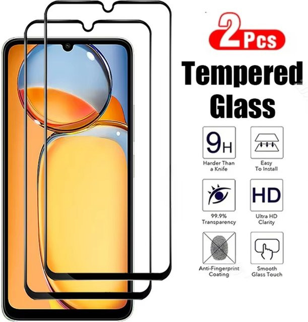 Samsung Displayschutzfolien aus gehärtetem Glas, transparent, 1-2 Stück für Galaxy S25 S24 S23 S22 Ultra FE A55 A54 A53 A35 A33 A25 A16 A15 A13 A06 - Bild 1